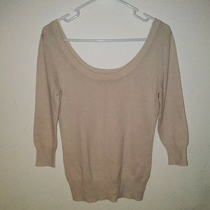 Tan sweater